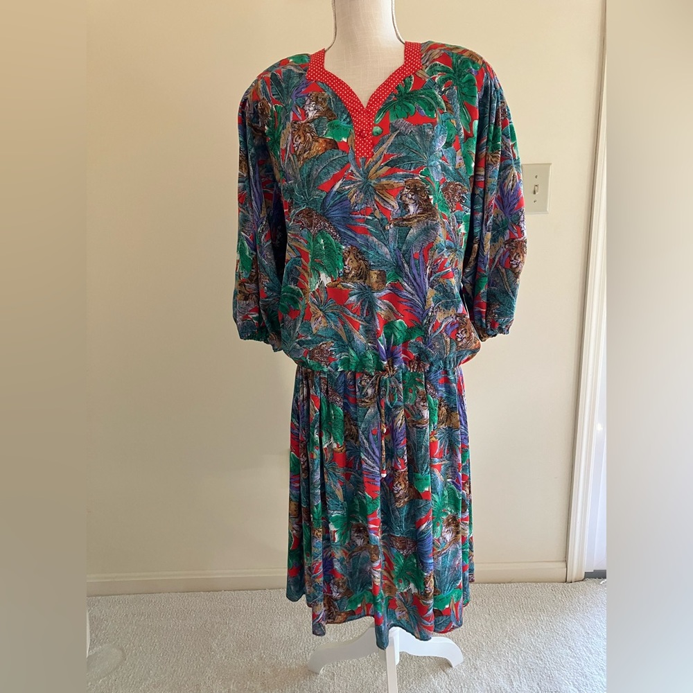 Vintage Diane Freis two piece dress